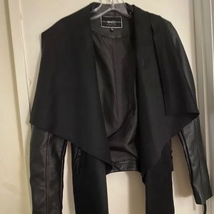 BNCI by Black Noir Faux Leather Jacket Size Small
